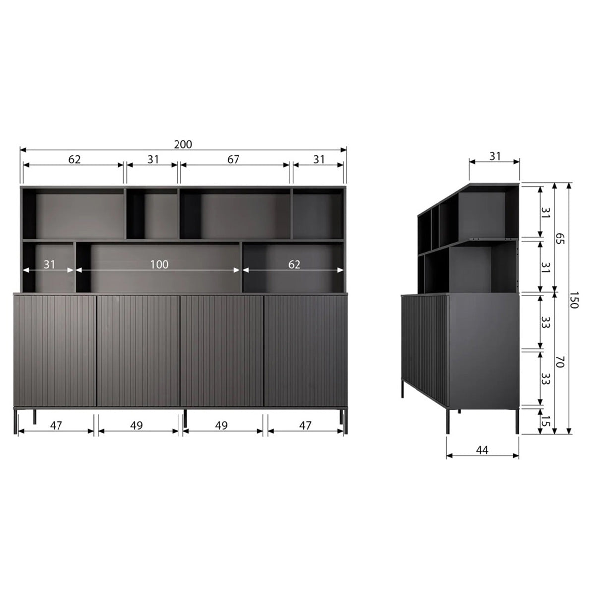 New Gravure Add-On Cabinet