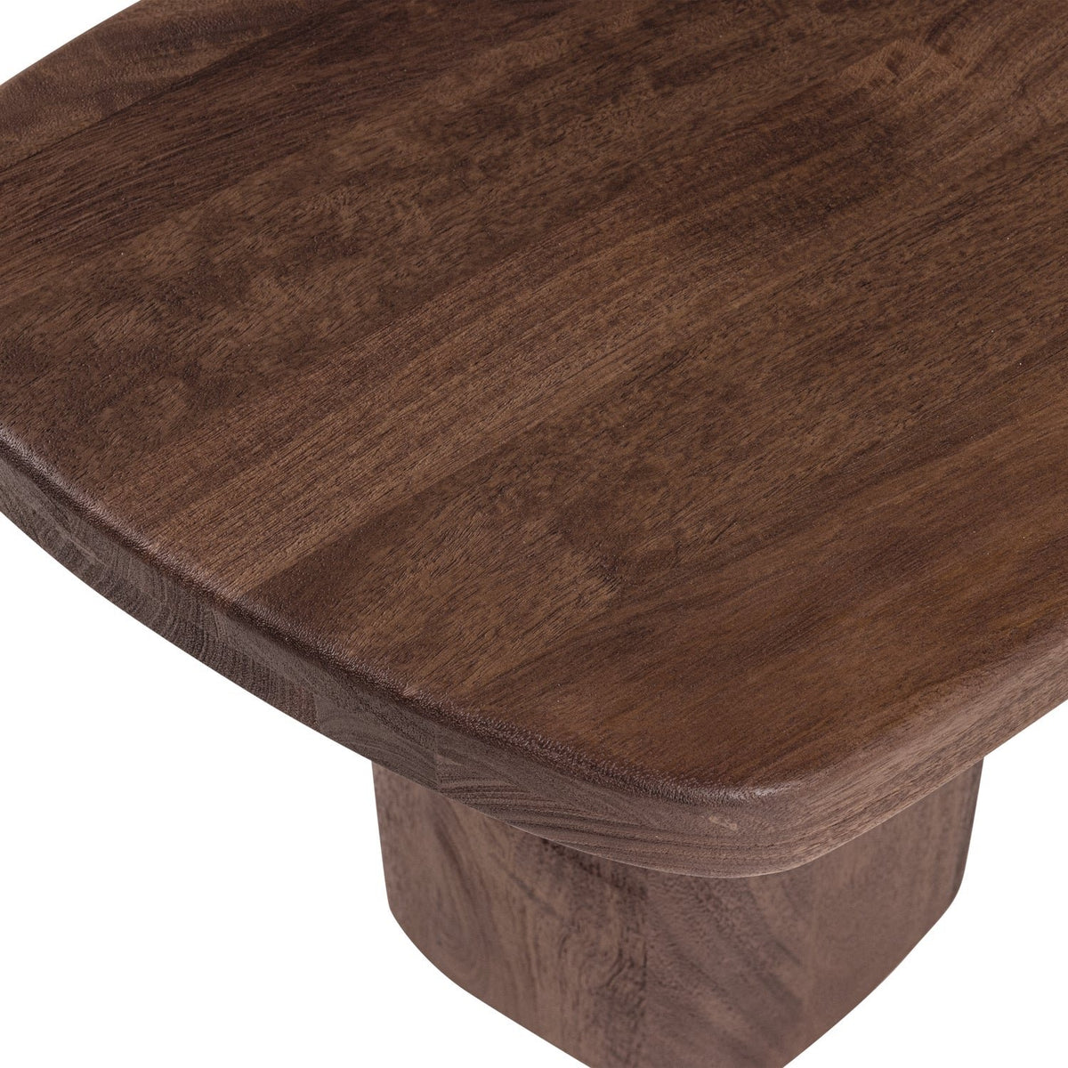 Nodu Brown Mango Wood Side Table