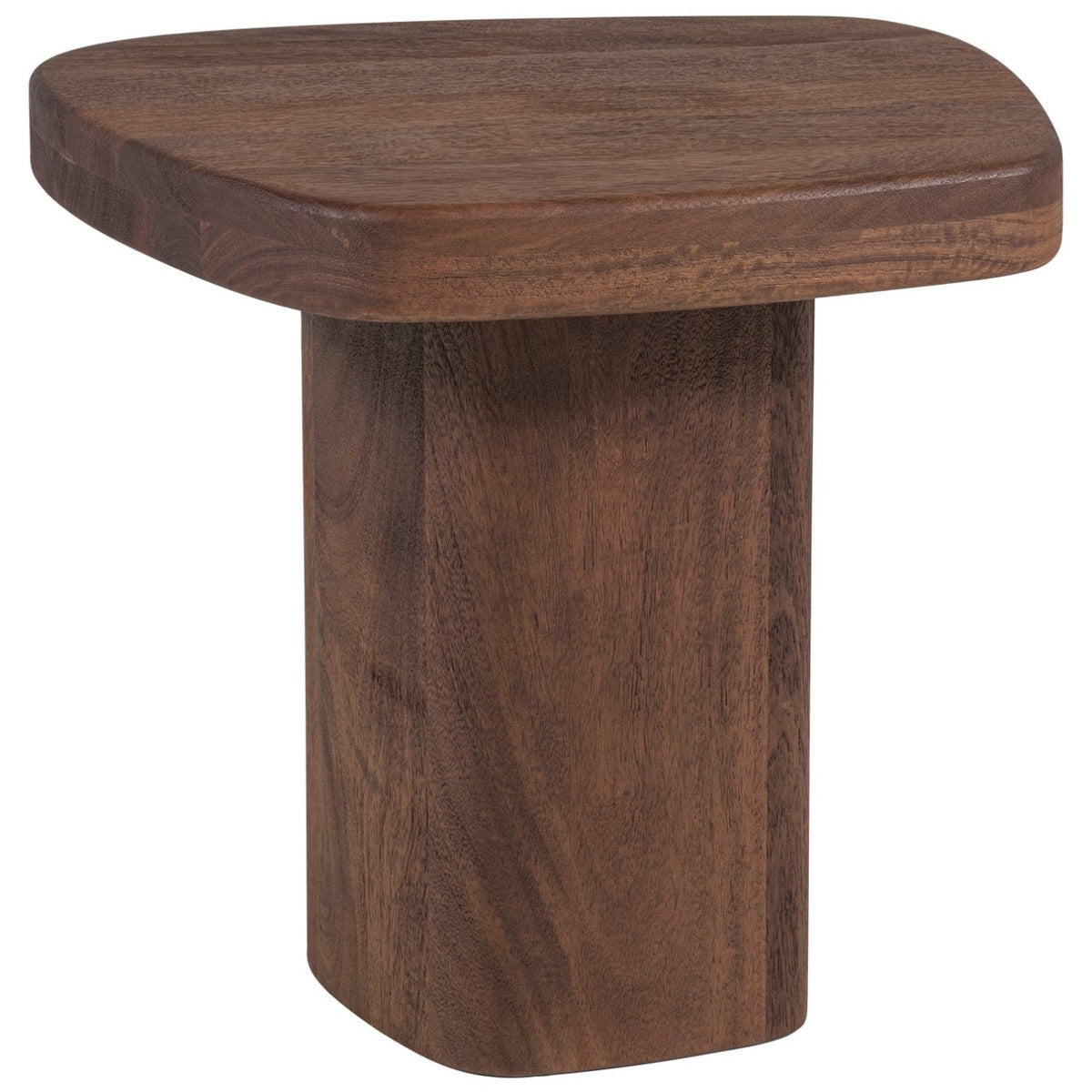 Nodu Brown Mango Wood Side Table