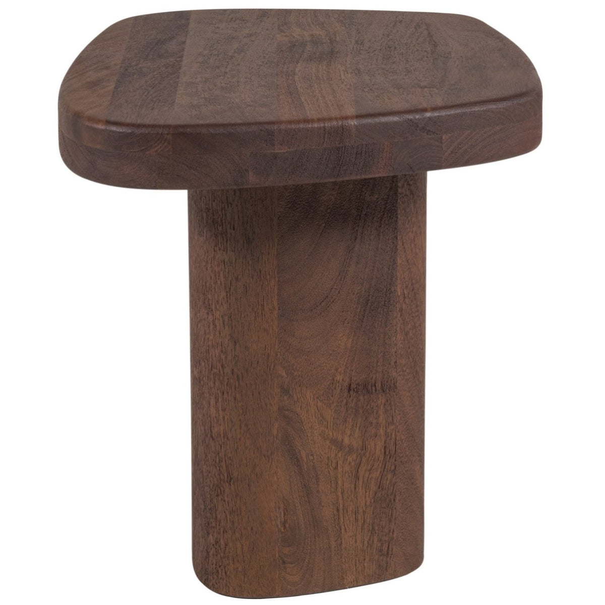 Nodu Brown Mango Wood Side Table