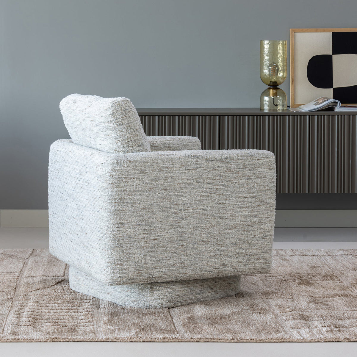 Oska Swivel Armchair