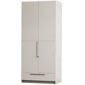 Pure Split Dust 2 Doors Wardrobe