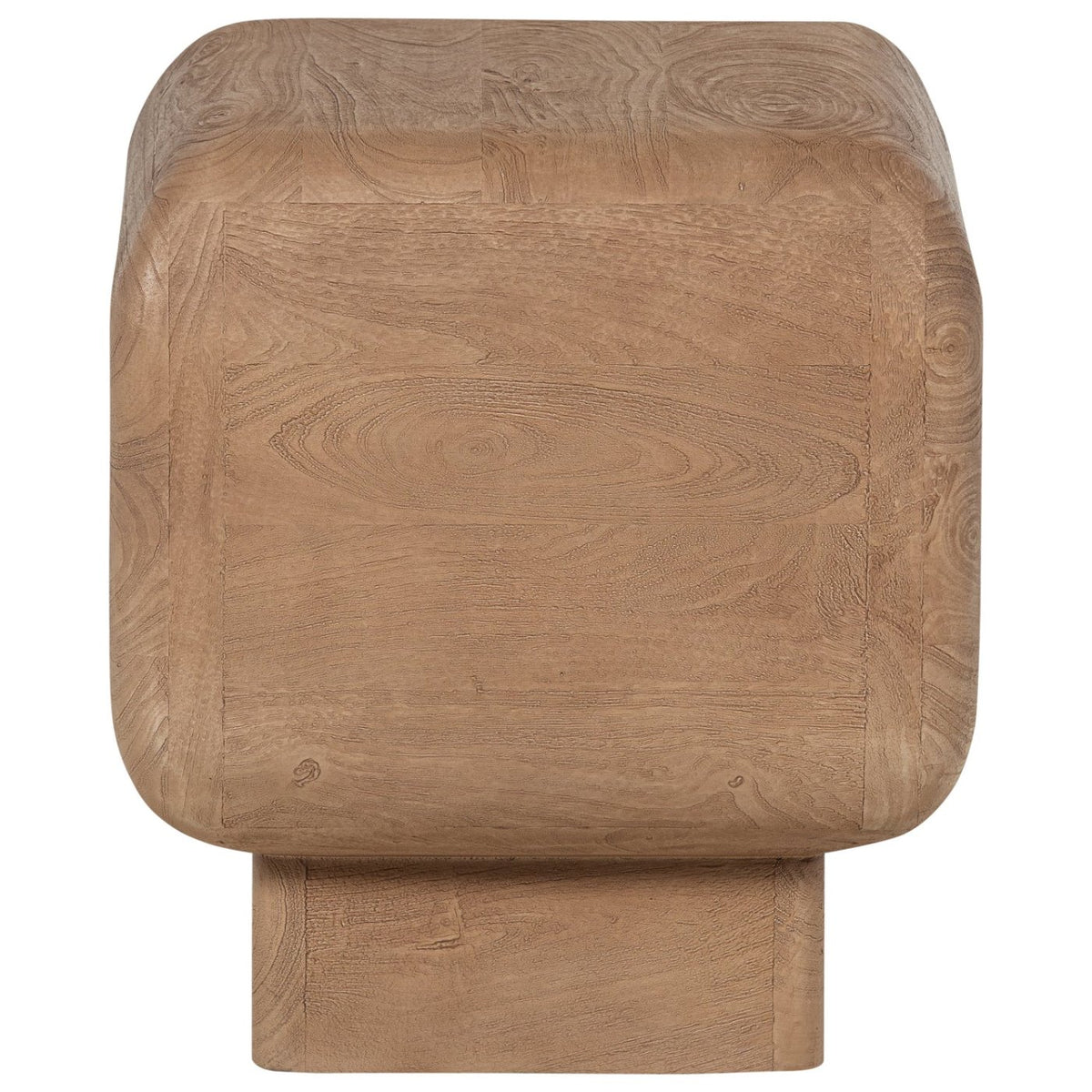 Rimea Light Brown Mango Wood Side Table