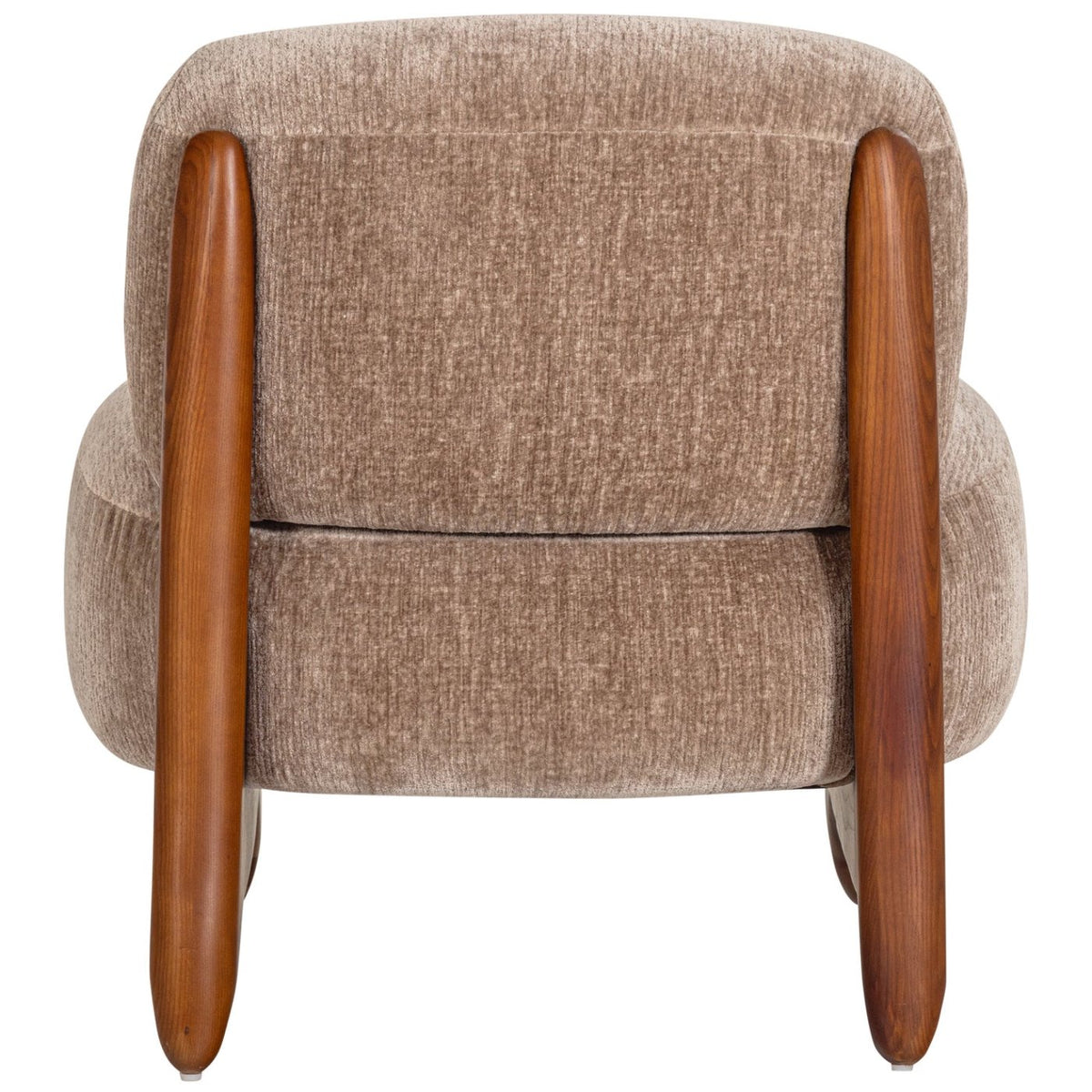 Runi Wood/Velvet Armchair