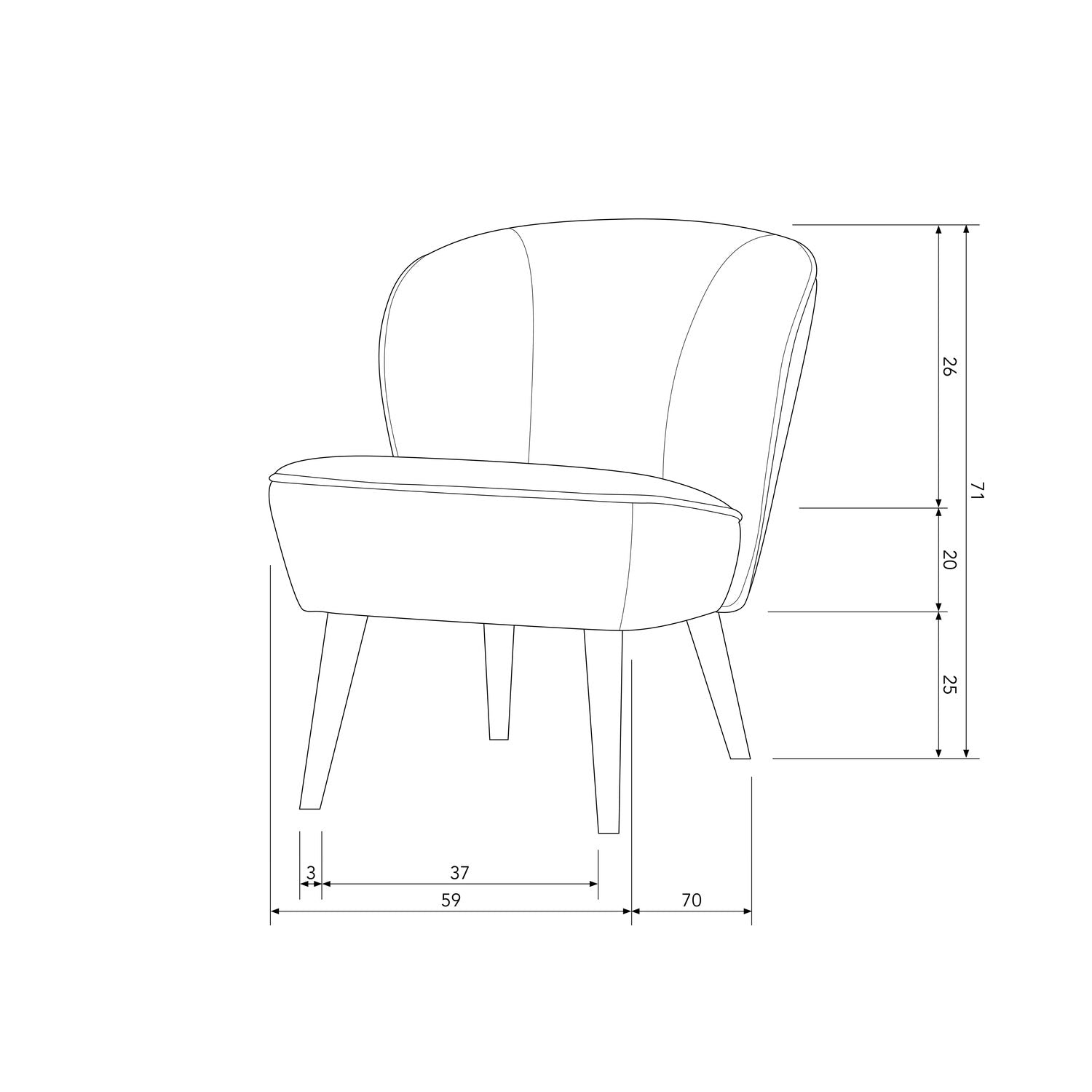 Sara Armchair