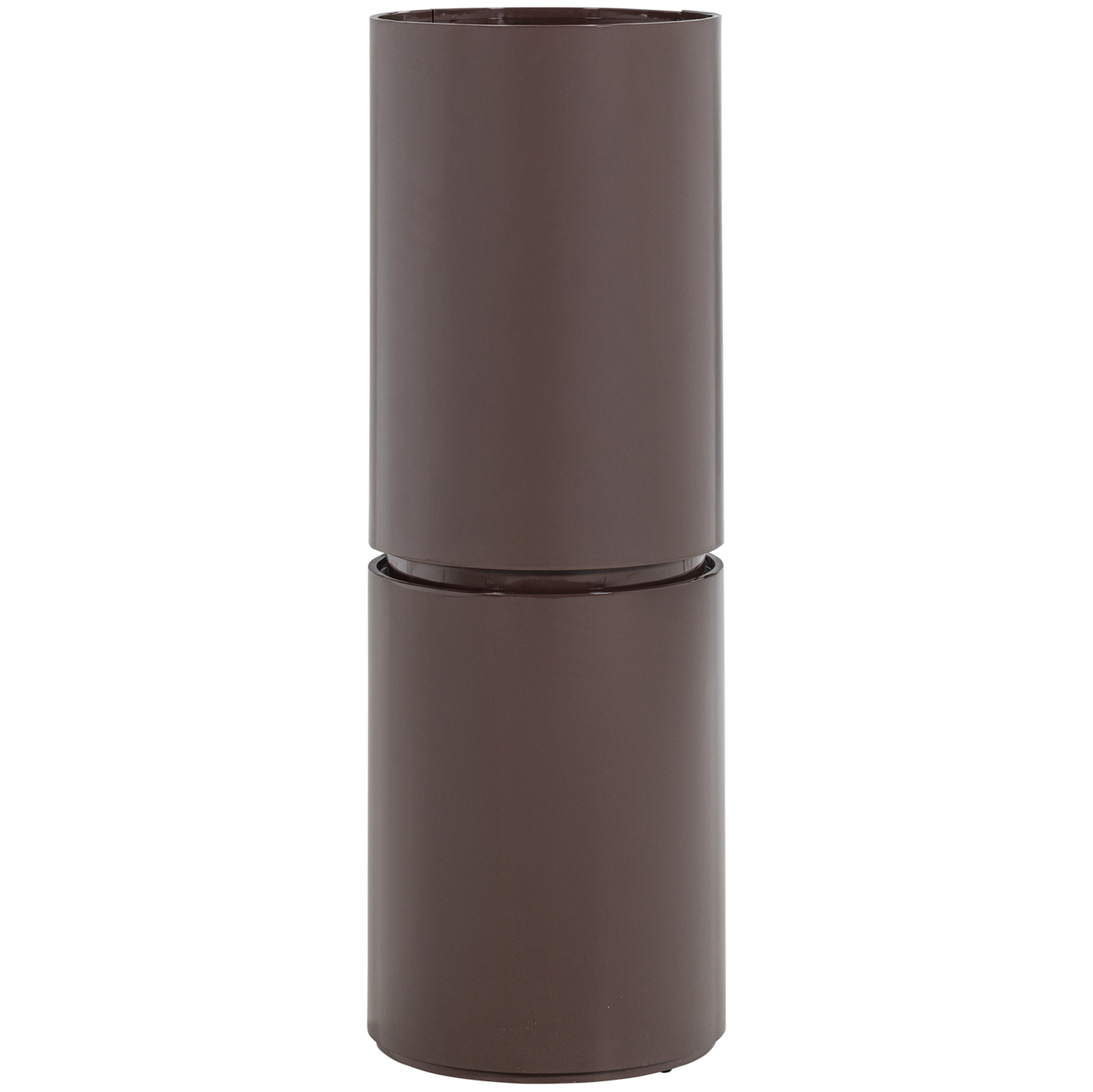Sera Dark Brown Gloss Round Cabinet