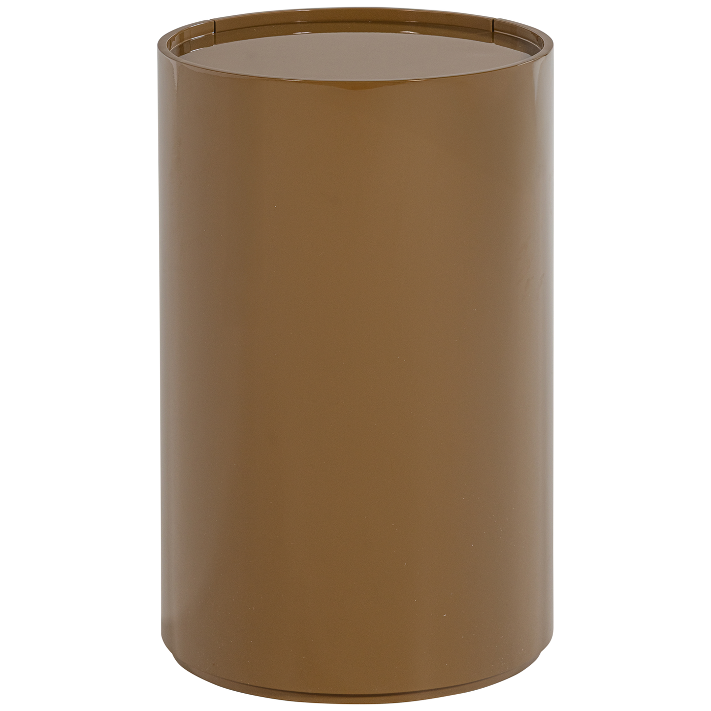 Sera Honey Yellow High Gloss Round Cabinet