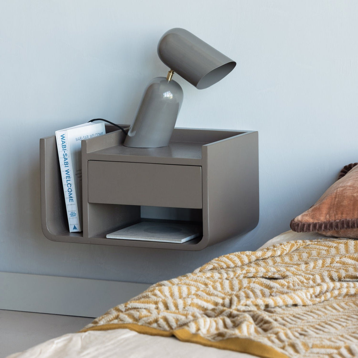Slo Mocha Brown Mango Wood Night Stand