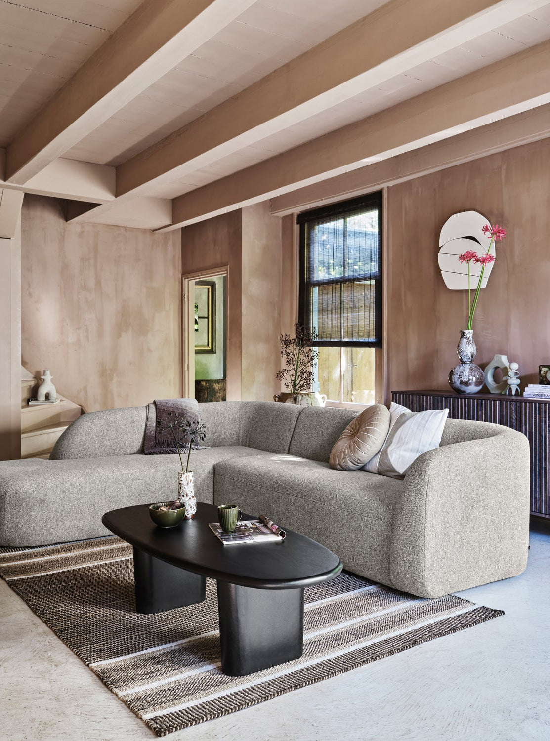 Sloping Corner Sofa