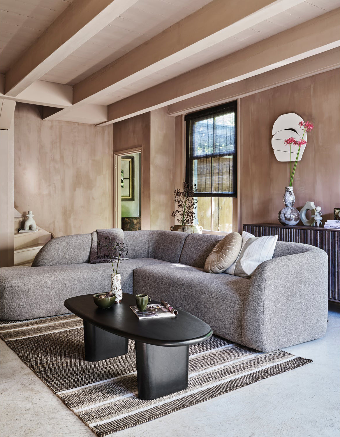 Sloping Corner Sofa