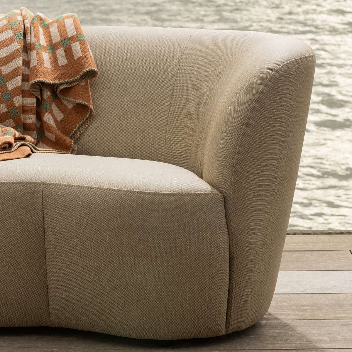 Stone Small Garden Sofa