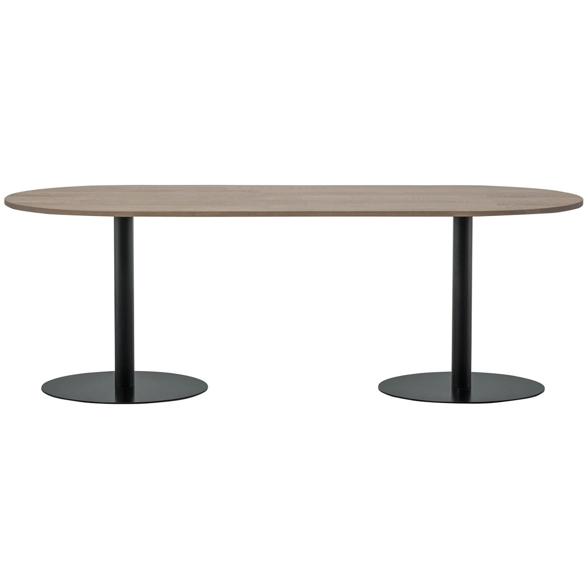 Tablo Oval Double Legs Dining Table