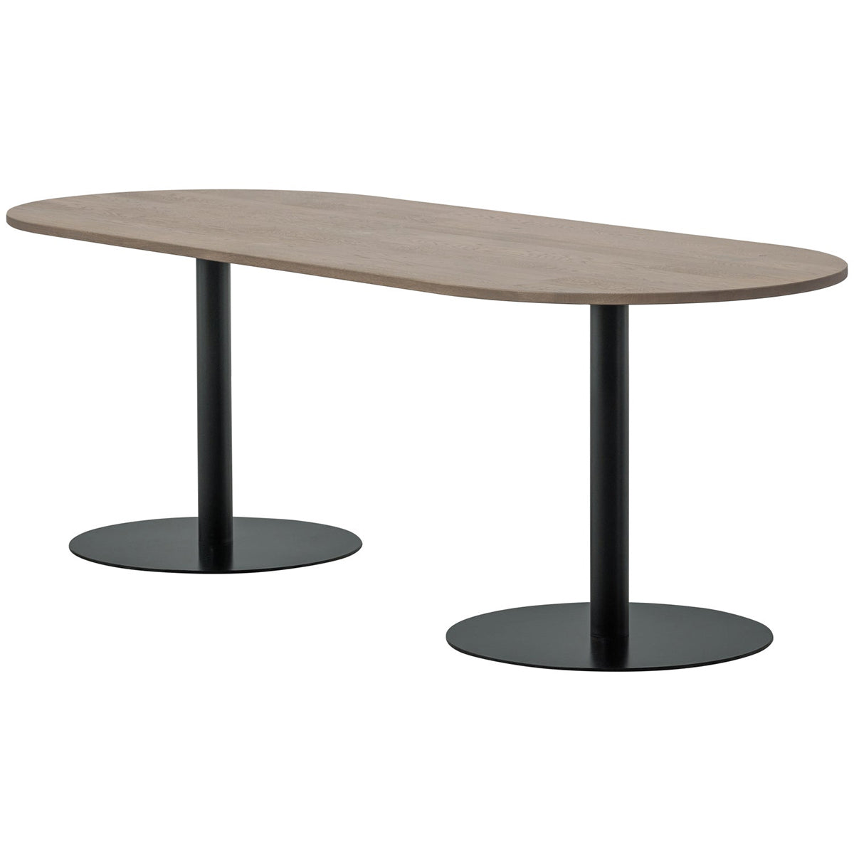 Tablo Oval Double Legs Dining Table