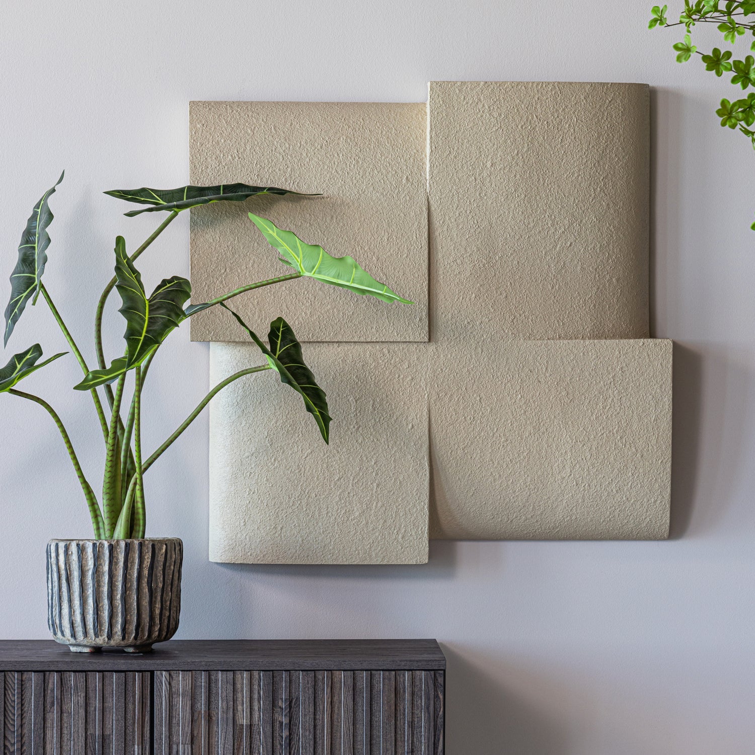 Tide Sand Concrete Look Wall Deco