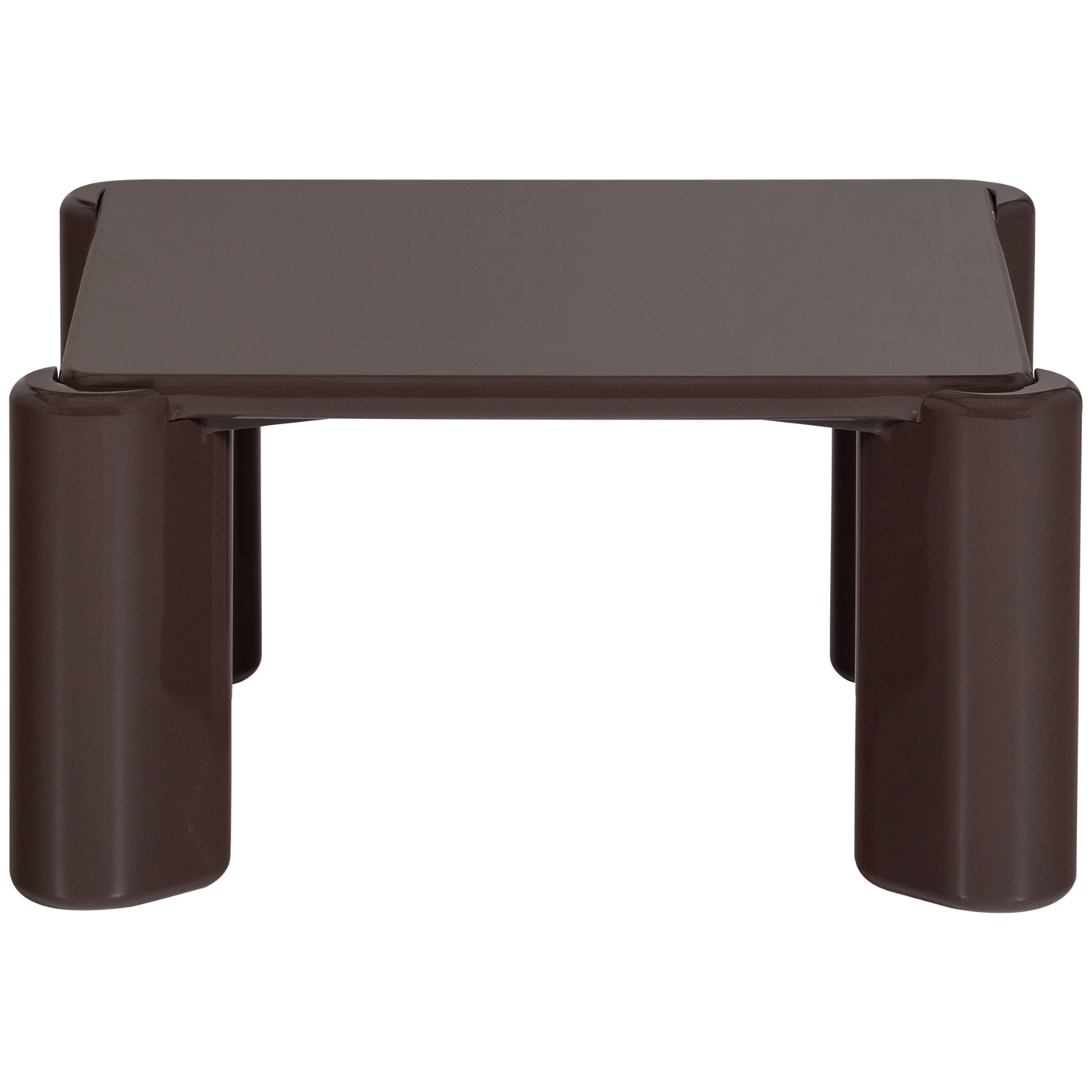 Tiven Dark Brown High Gloss Coffee Table