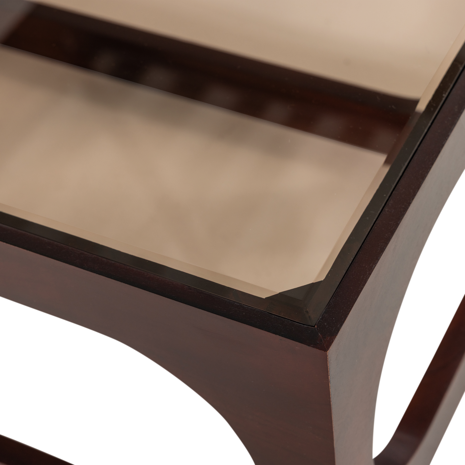 Trax Brown Acacia Wood Coffee Table