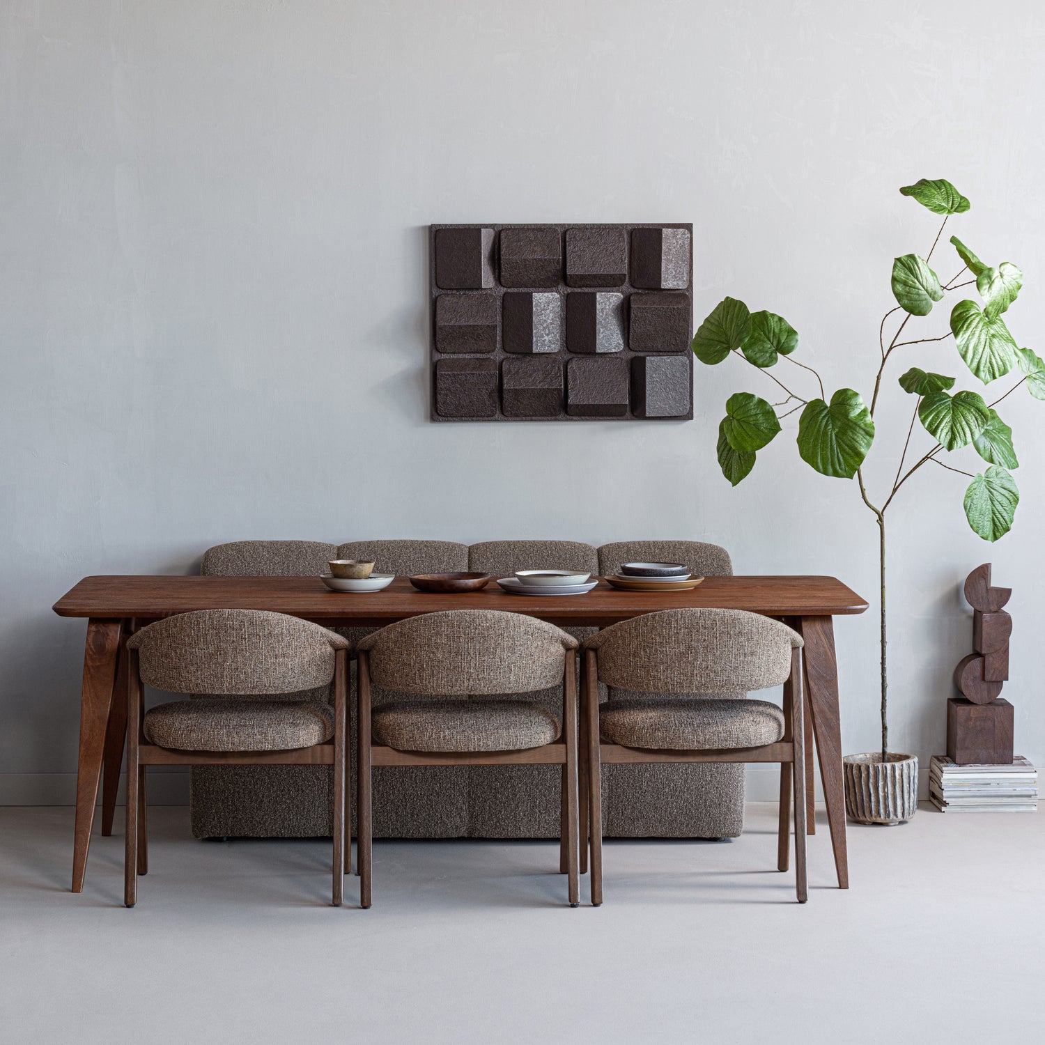Tunar Dining Chair with Armrest