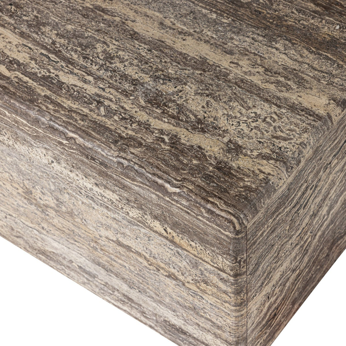 Vexa Light Brown Marble Coffee Table