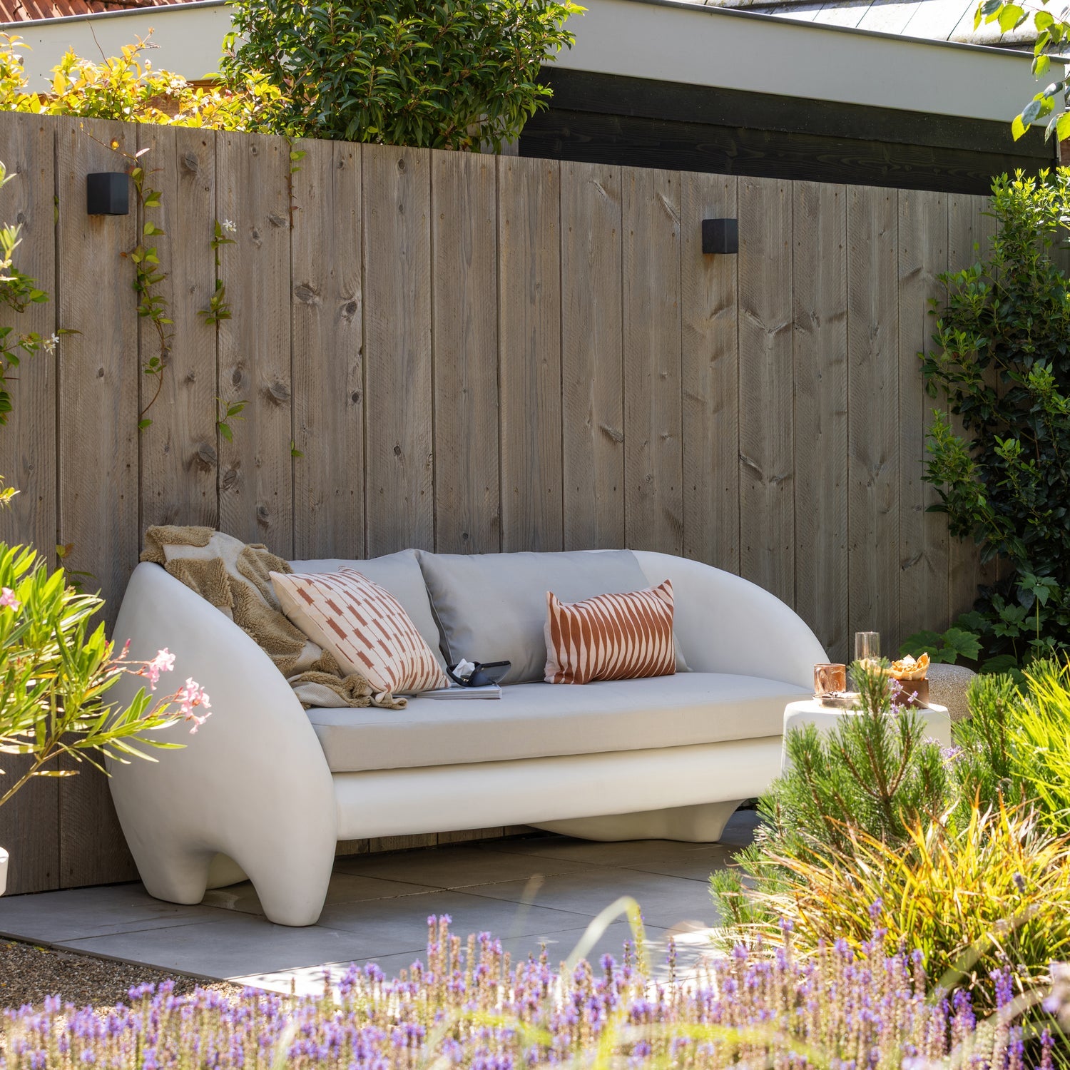 Viale Natural 2 Seater Garden Lounge Sofa