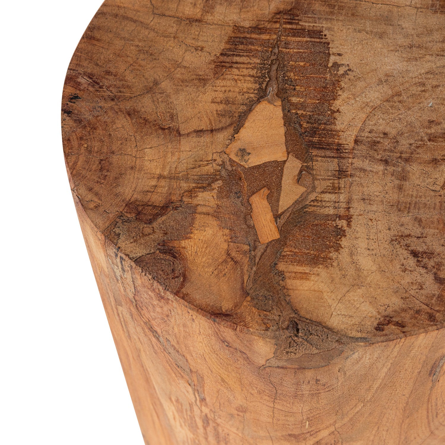 Viri Natural Wood Side Table