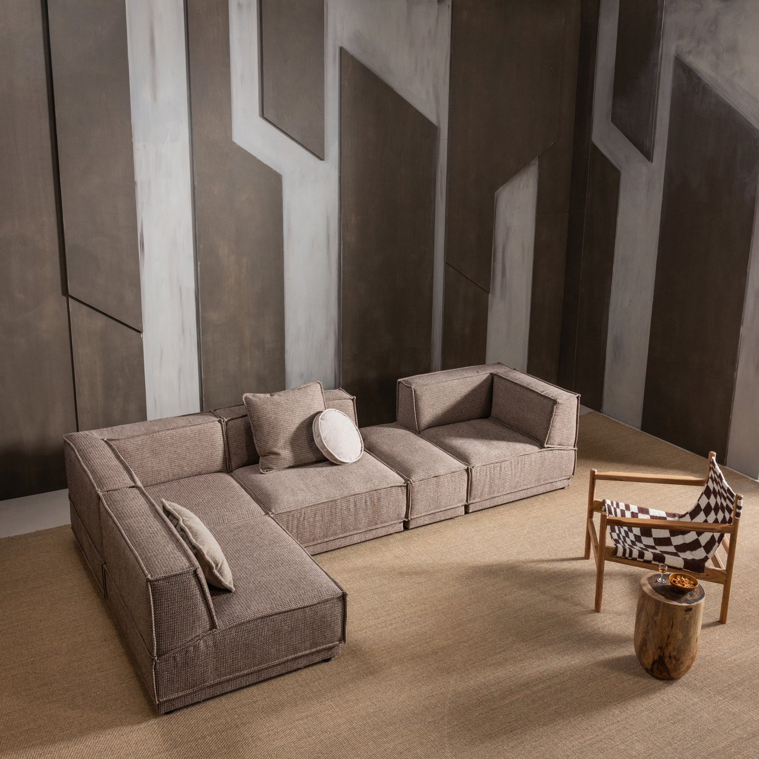 Viri Natural Wood Side Table