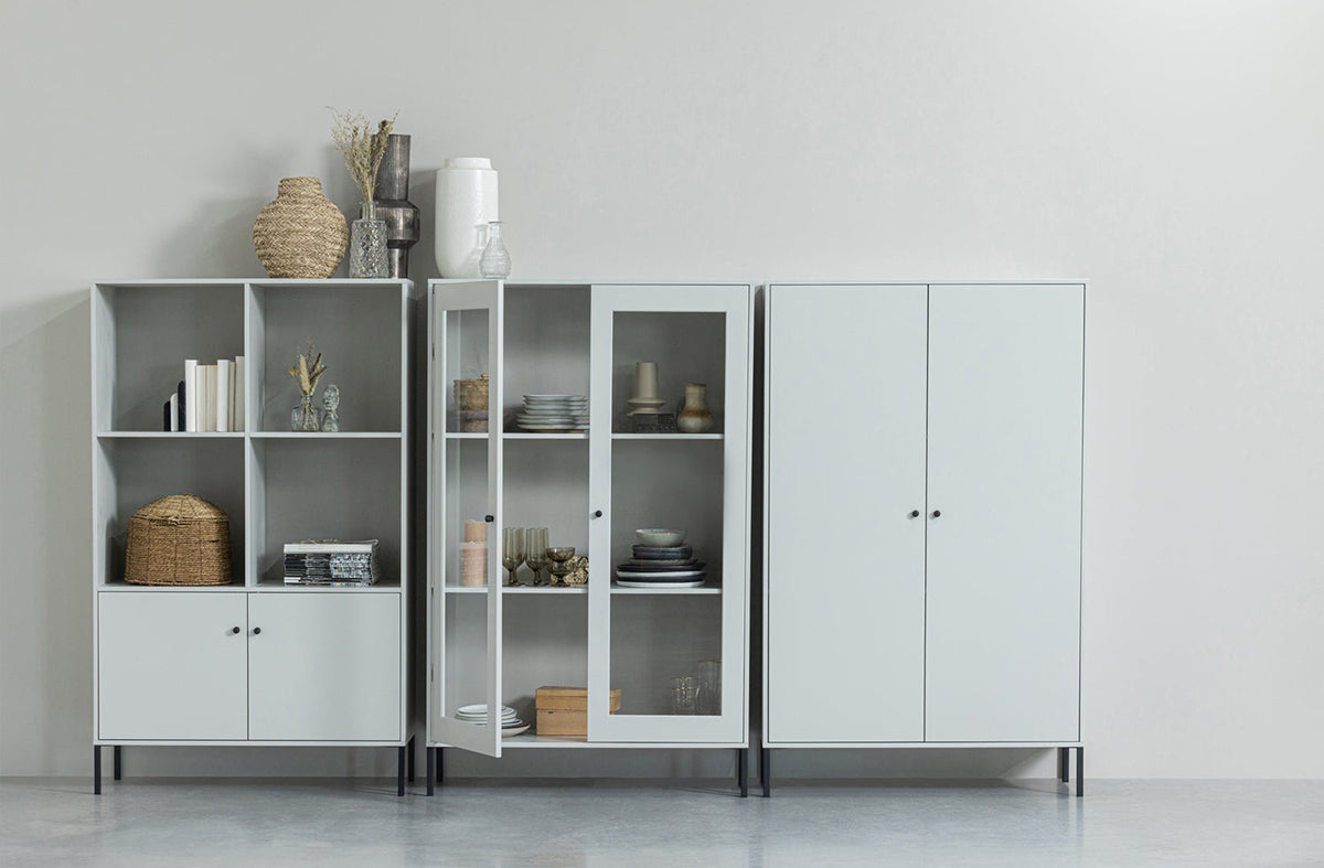 Xam Pine Wood  Display Cabinet