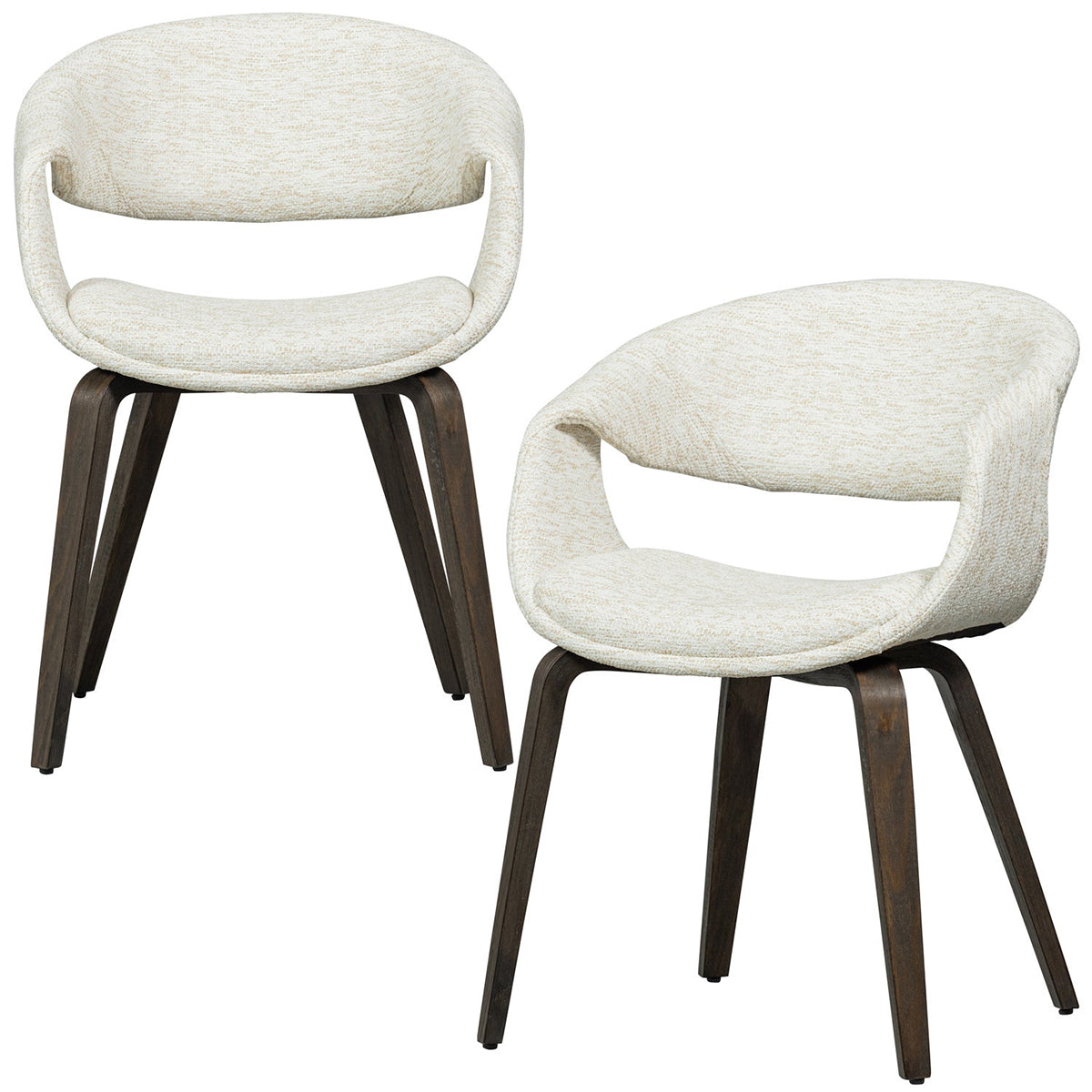 Yossi Dining Chair with Wooden Legs