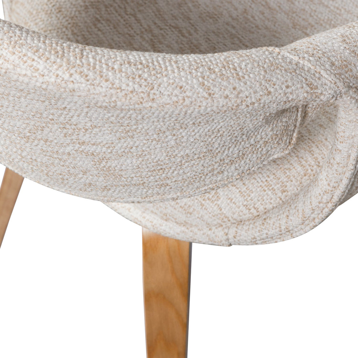 Yossi Dining Chair with Wooden Legs