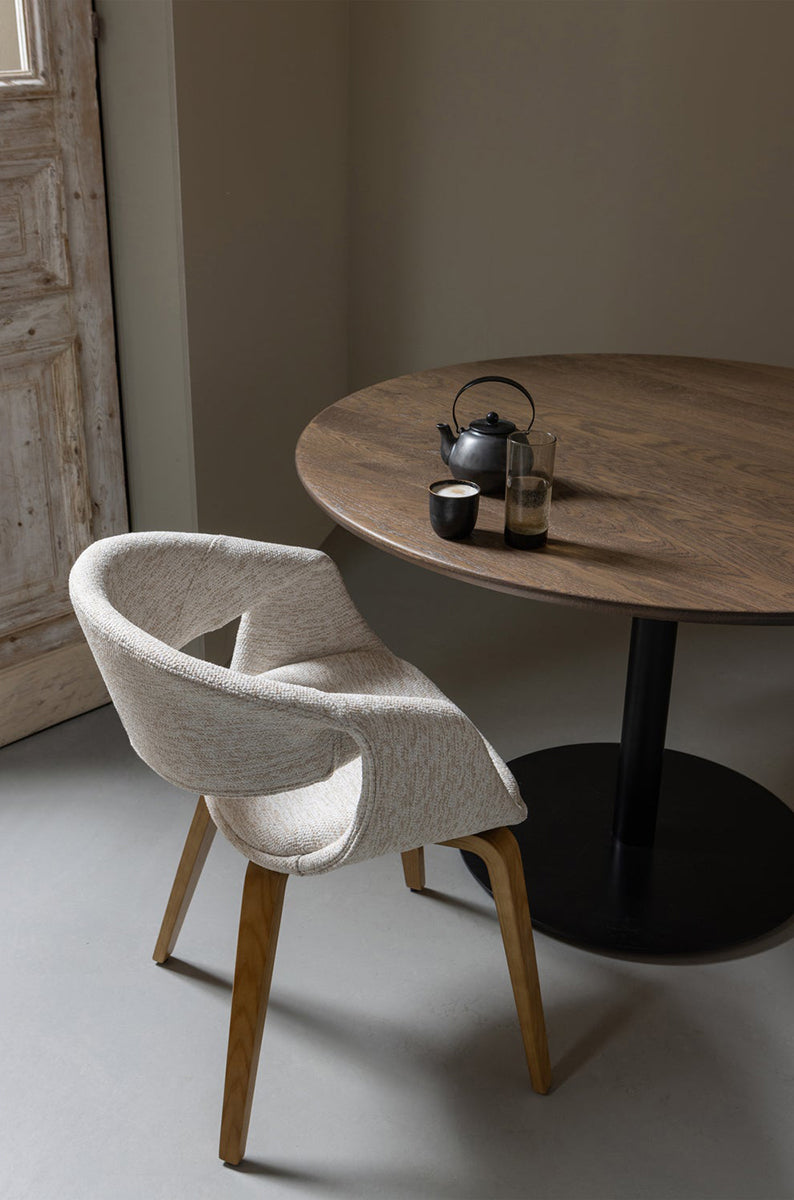 Yossi Dining Chair with Wooden Legs