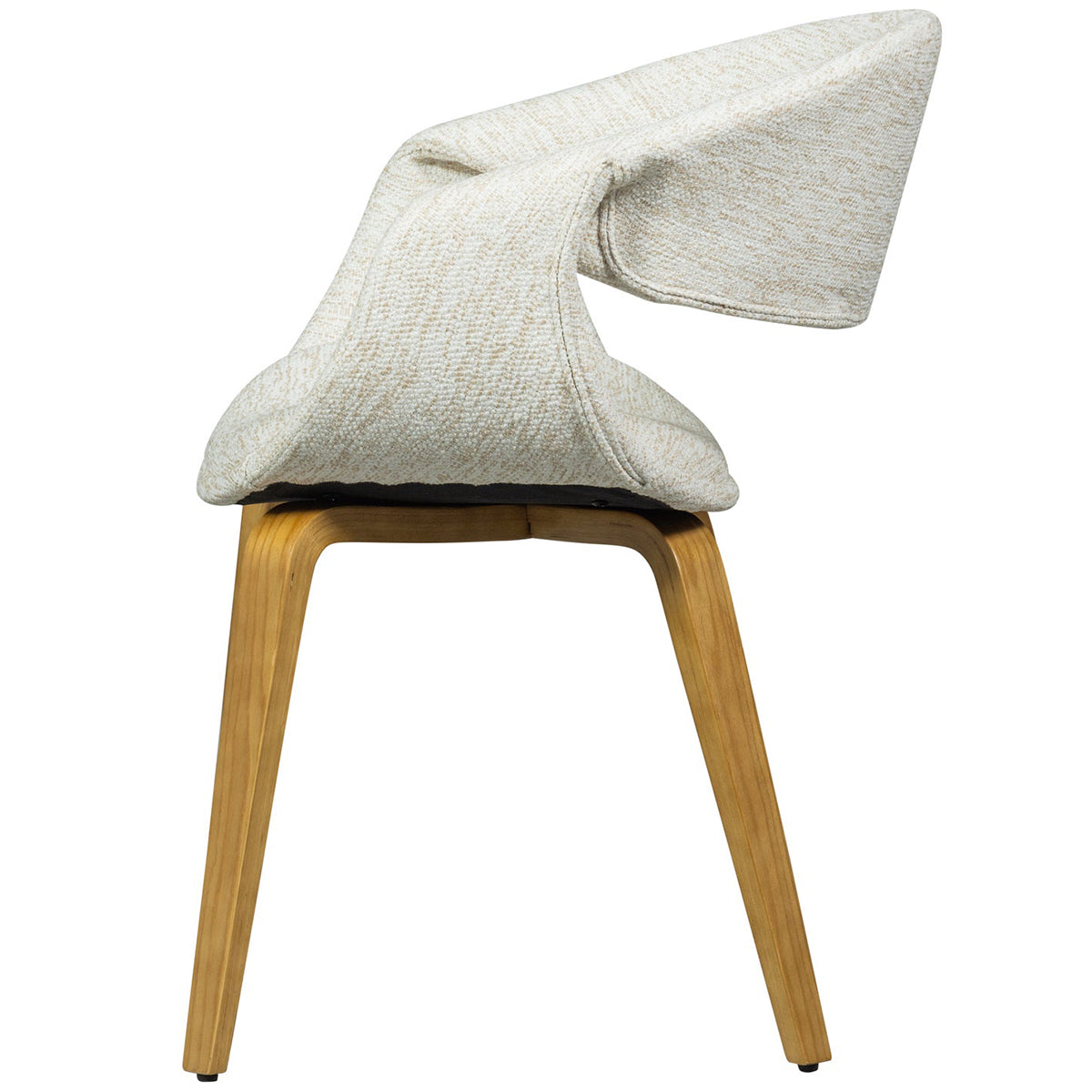 Yossi Dining Chair with Wooden Legs