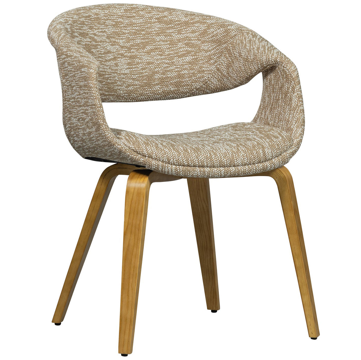 Yossi Dining Chair with Wooden Legs