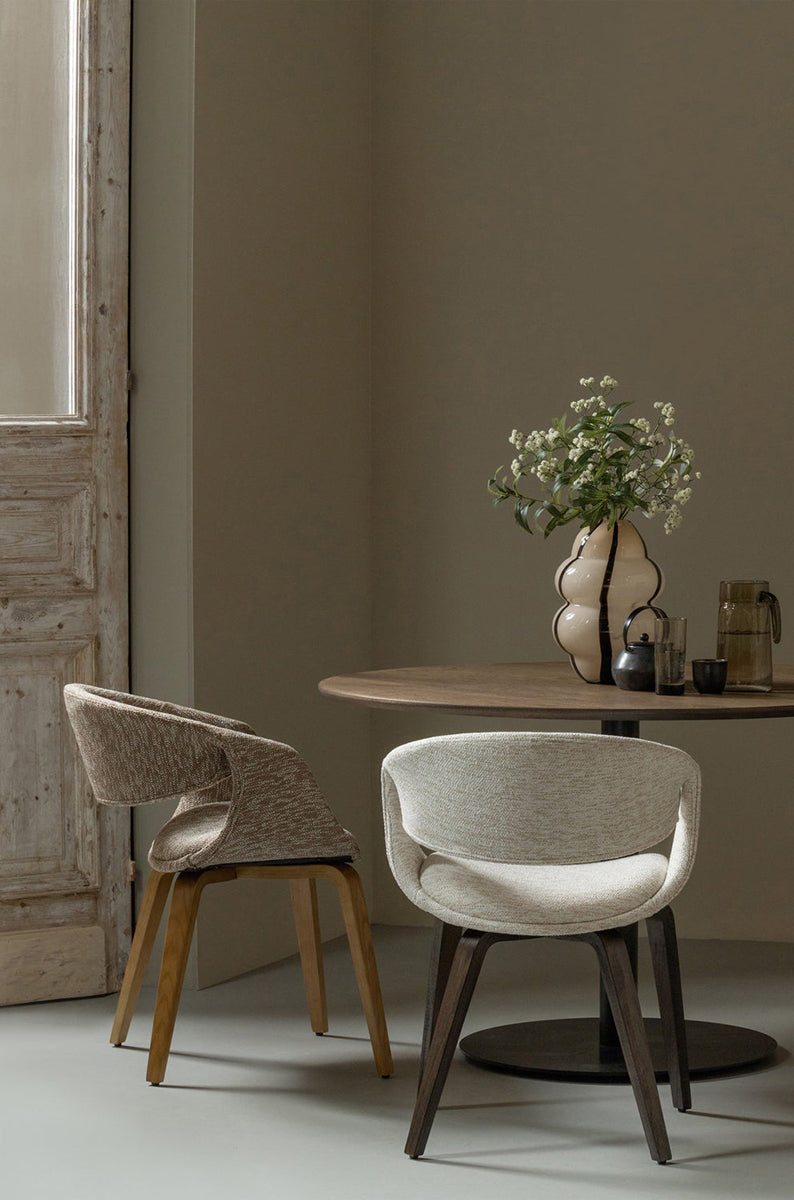 Yossi Dining Chair with Wooden Legs