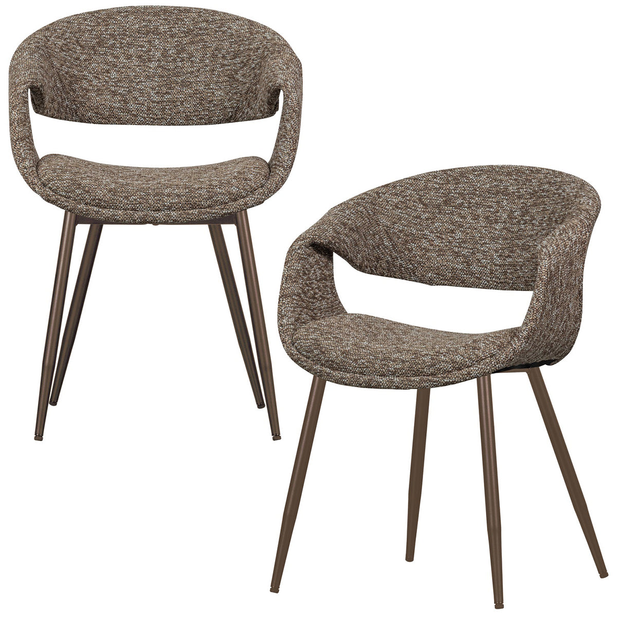 Yossi Dining Chair with Metal Legs