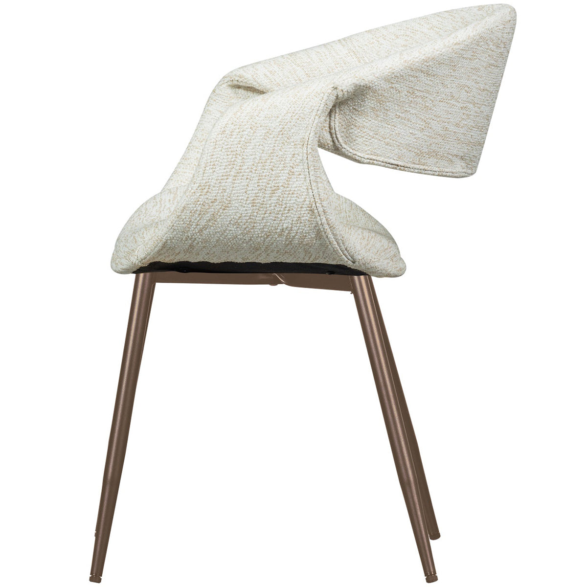 Yossi Dining Chair with Metal Legs