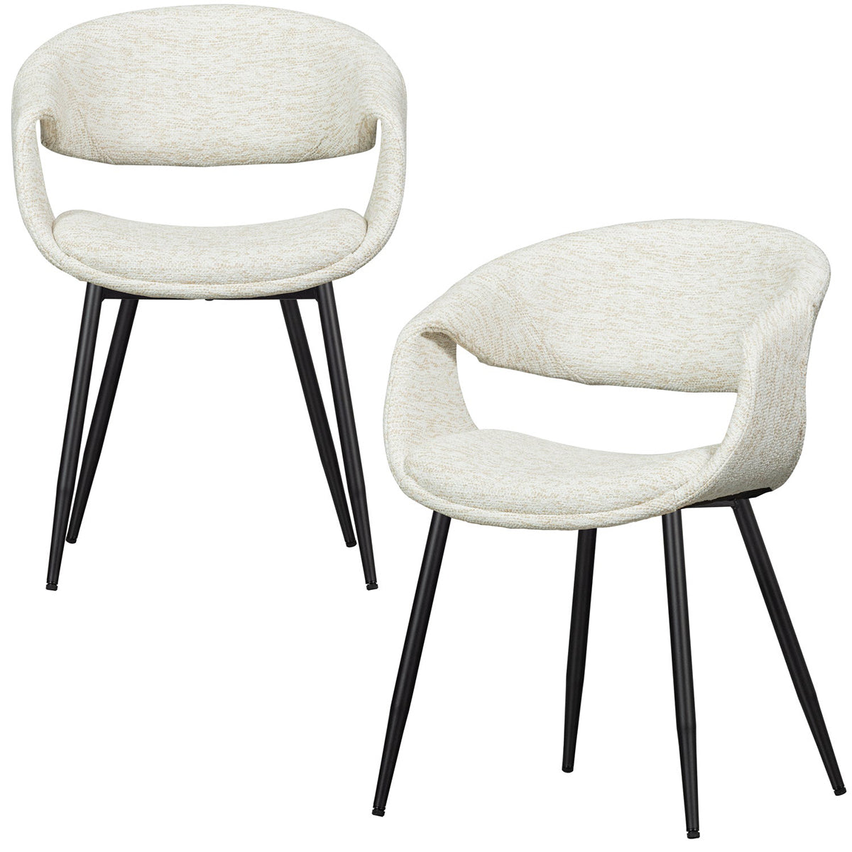 Yossi Dining Chair with Metal Legs