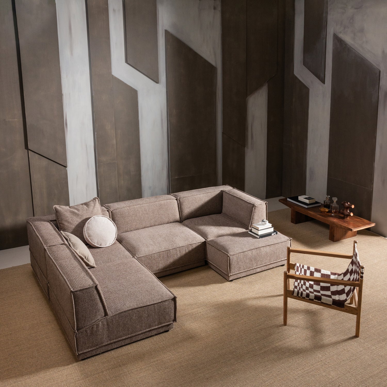 Zano Armchair with Kelim Seat