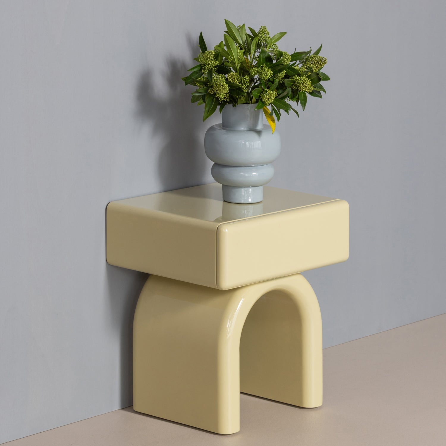 Zorel High Gloss Night Stand