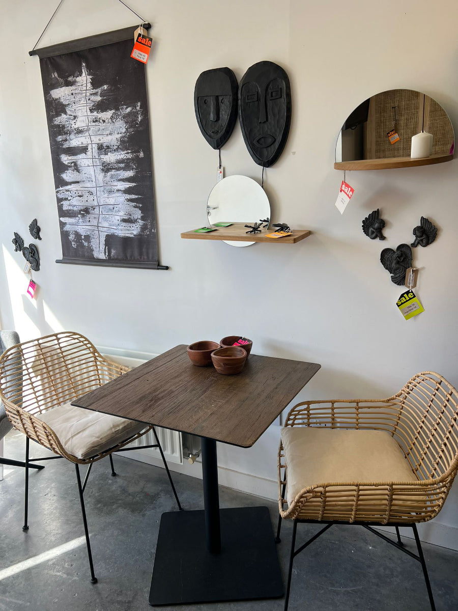 Braza Brown Square Bistro Table (Display/Discontinued Collection)