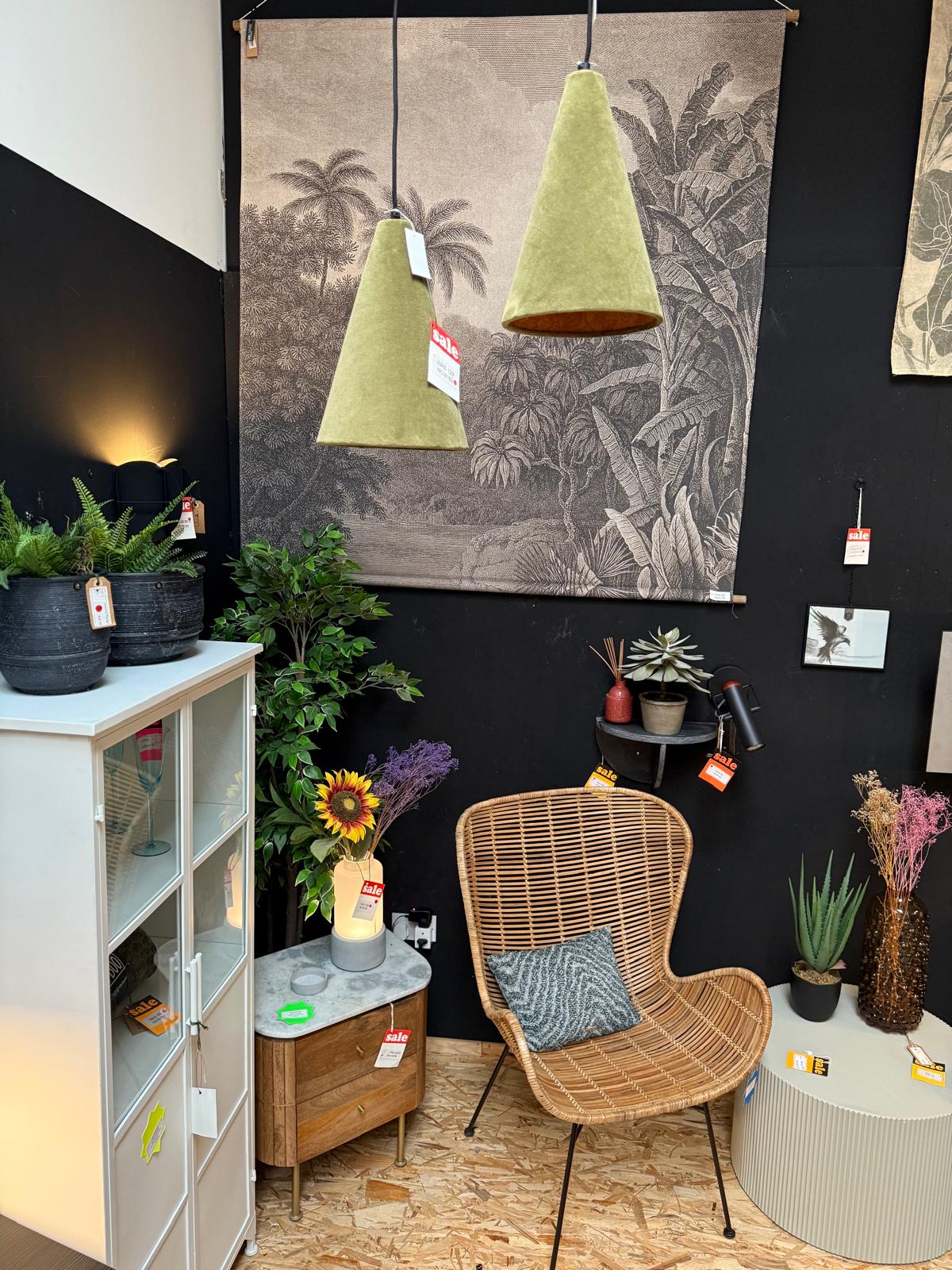 Rosay Green Pendant Lamp (Display/ Discontinued Collection)