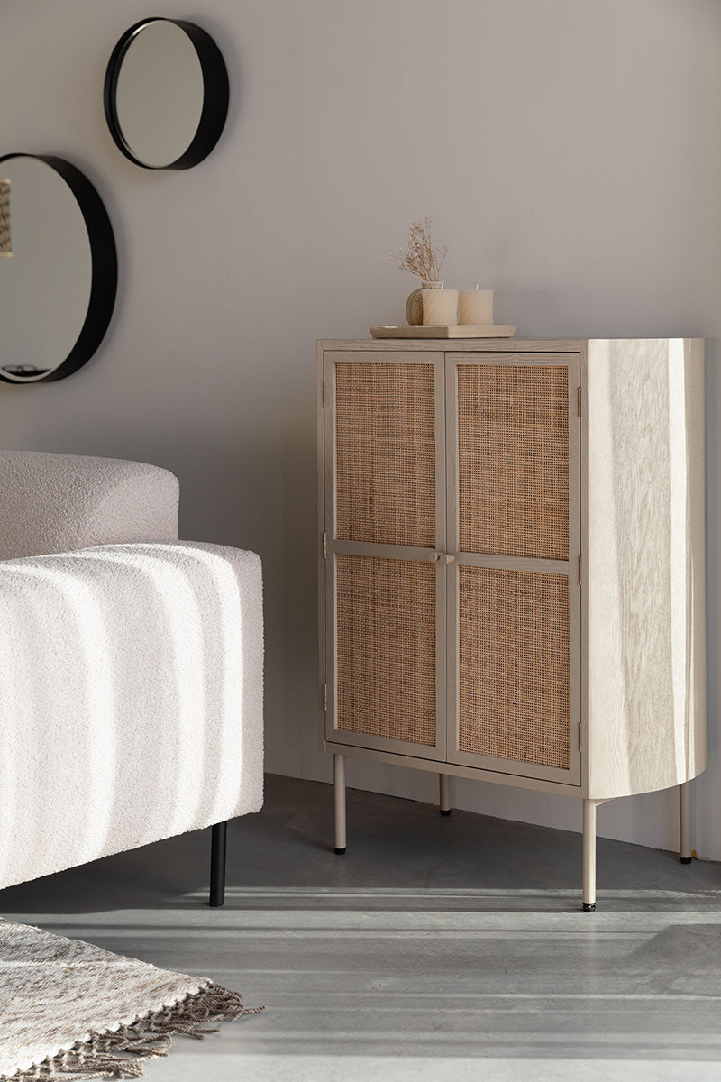 Amaya Low 2 Doors Cabinet