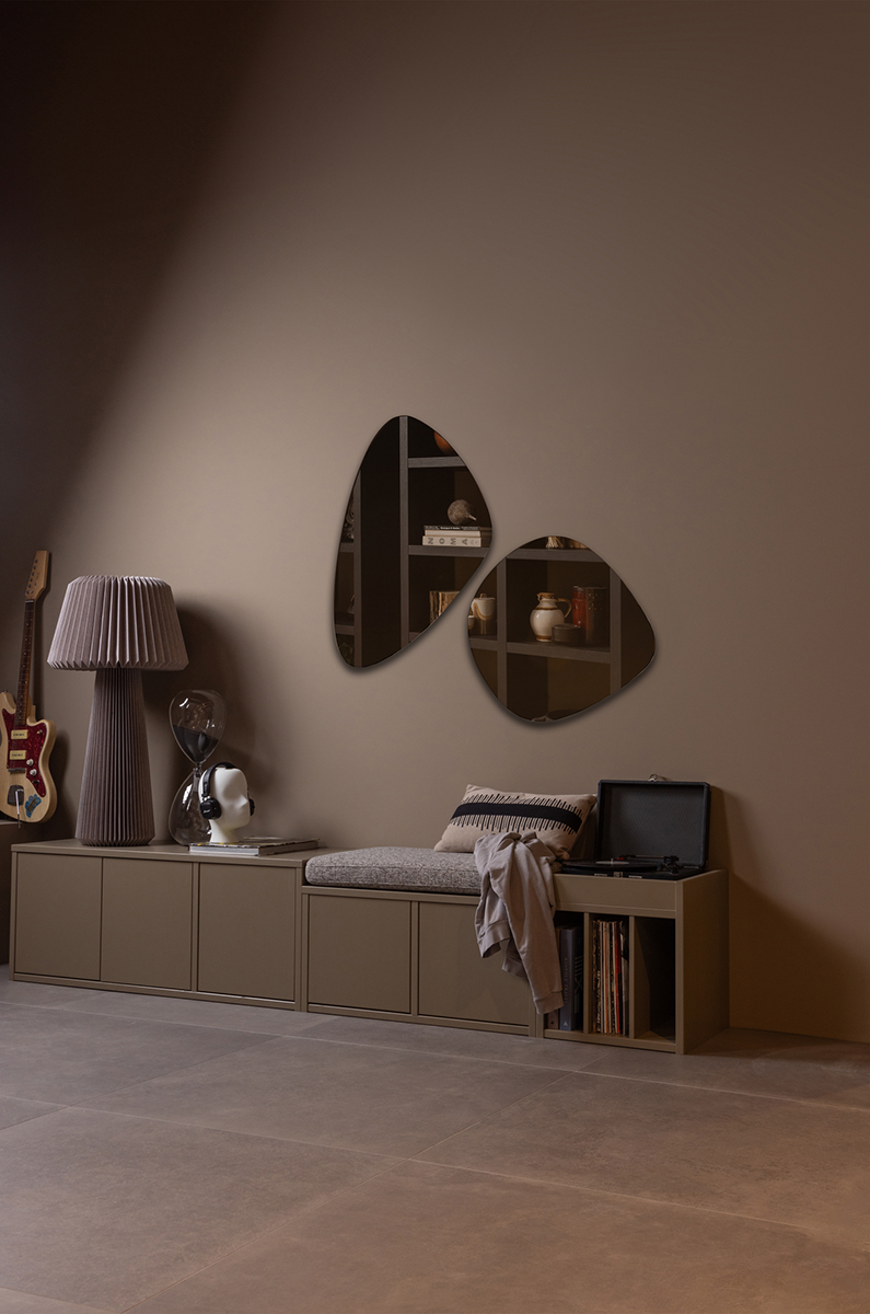 Turner Mud Pine Wood TV Unit - WOO .Design