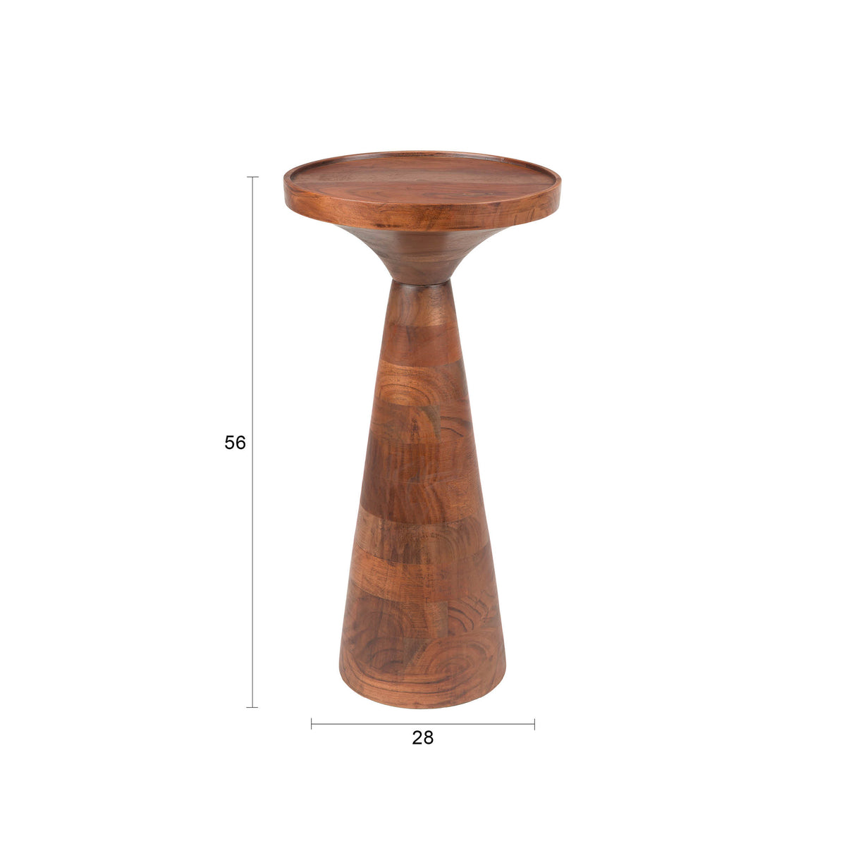 Floss Walnut Side Table