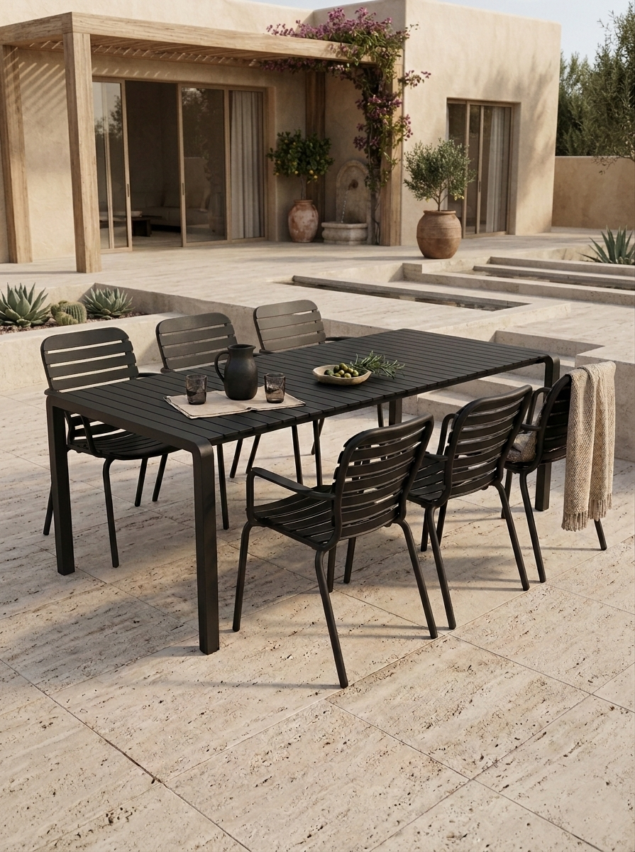 Vondel 214 Garden Table Set with Armchair
