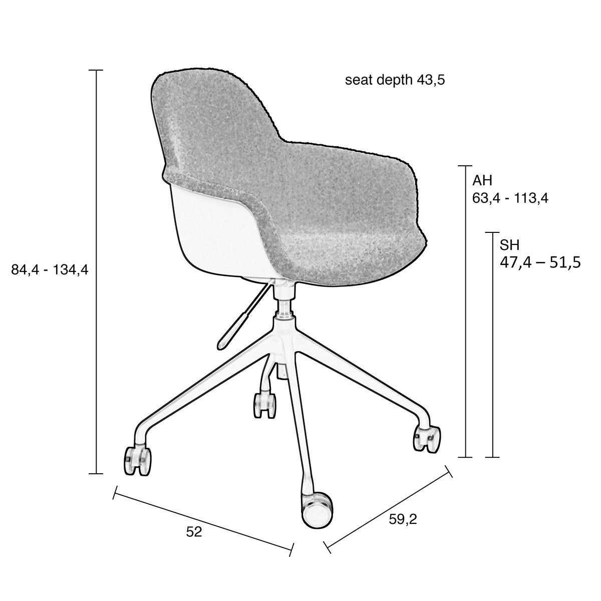 Albert Kuip Office Chair