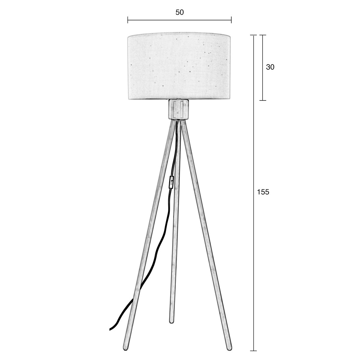 Fan Floor Lamp