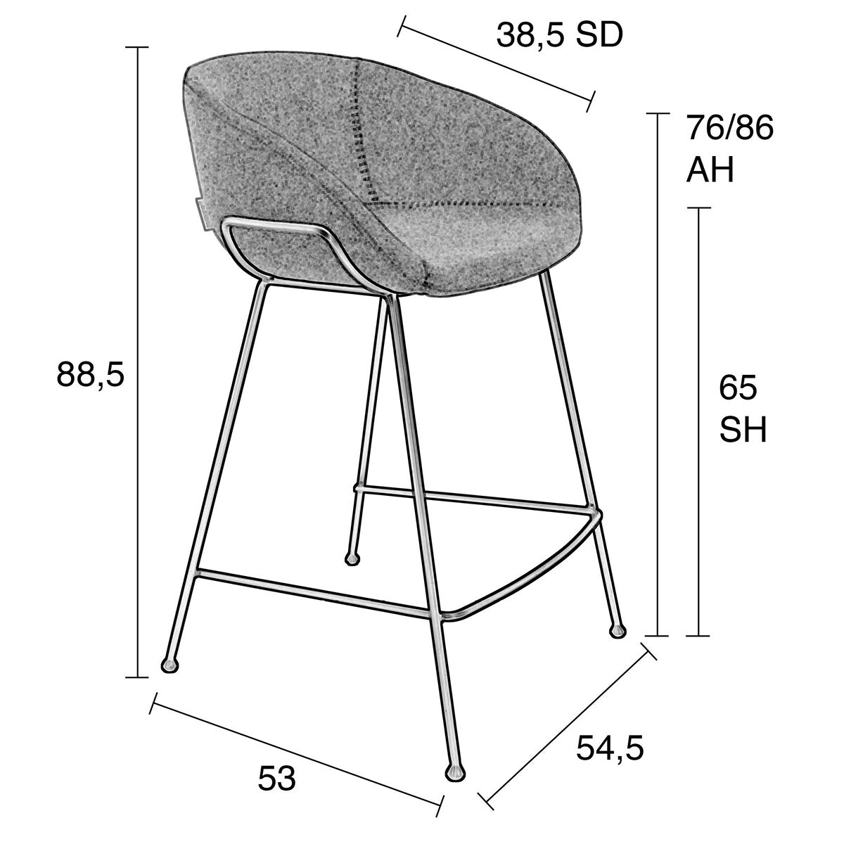 Feston Counter Stool