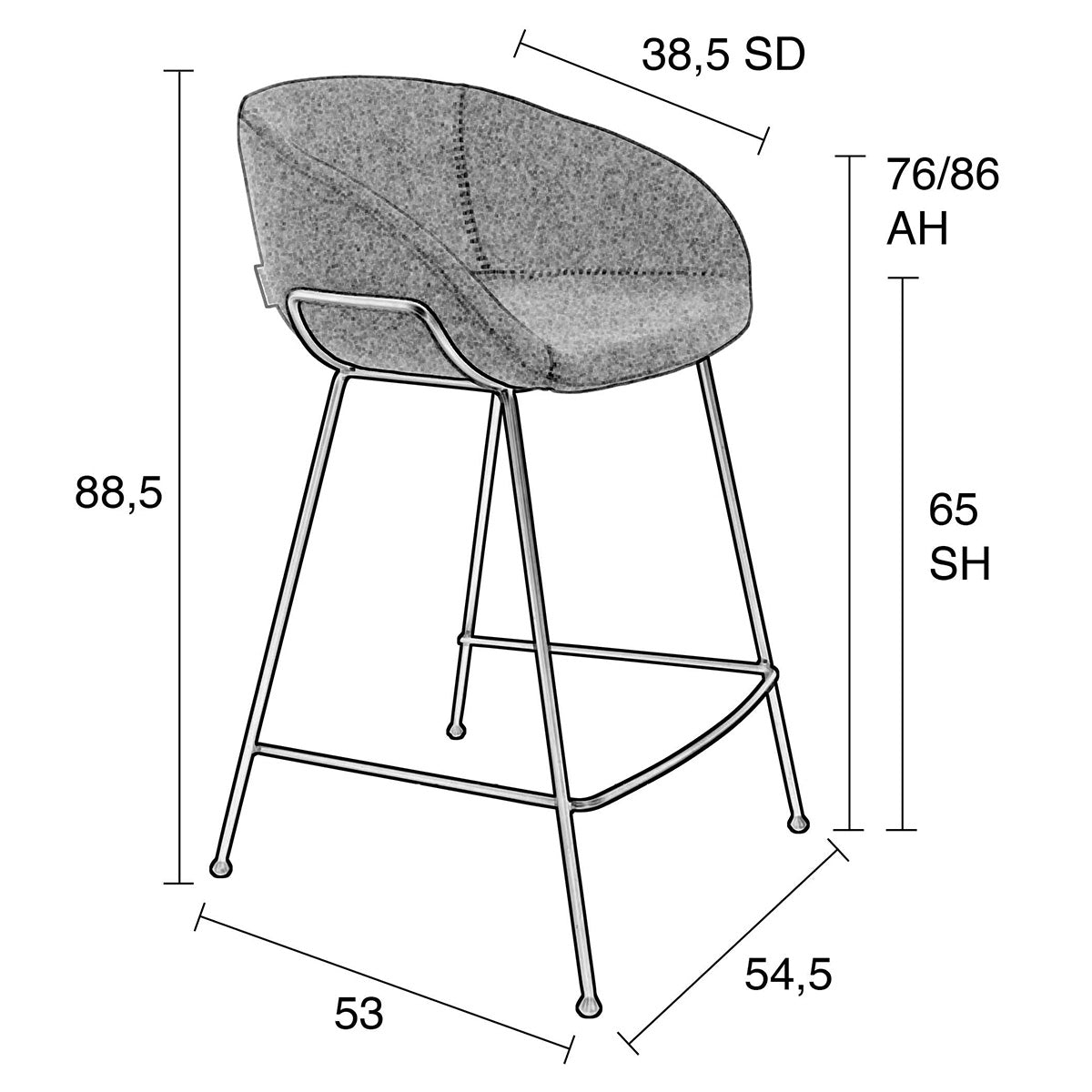 Feston Counter Stool