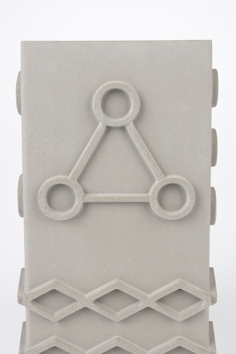 Graphic Square Vase