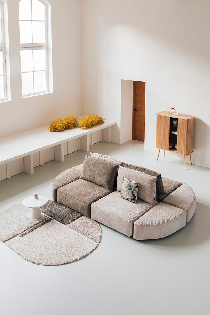 Hunter Moss with Back 1.5 Seater Element Sofa