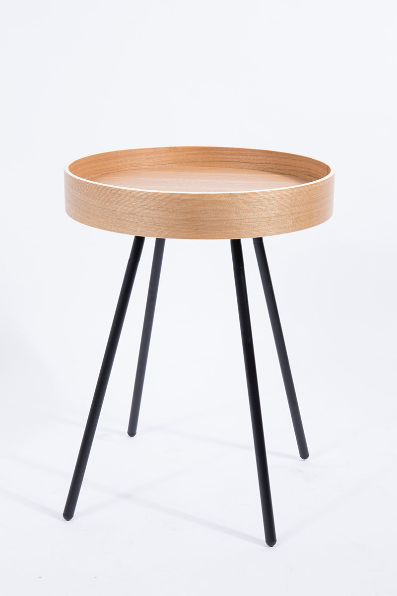 Oak Tray Side Table